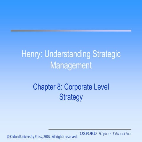 stratergic management