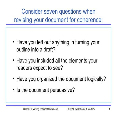document coherence | PPT
