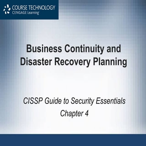 Disaster recovery presentation for the servers | PPT