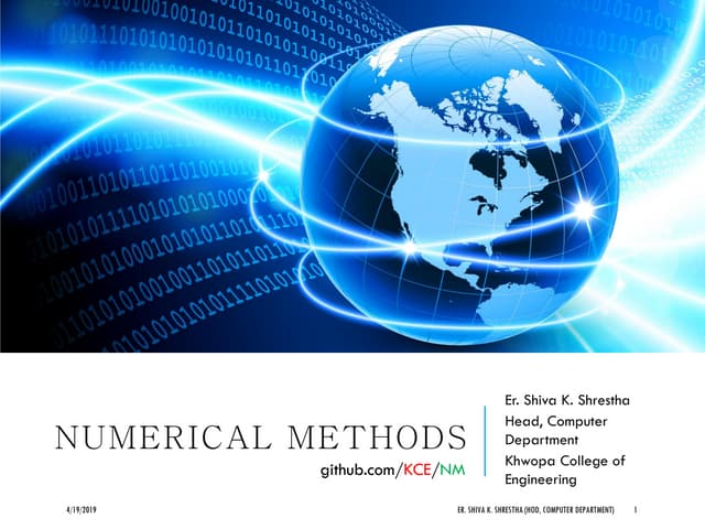 Numerical Computing 