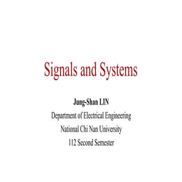 signal and system ch1-1 for students of  NCNU EE
