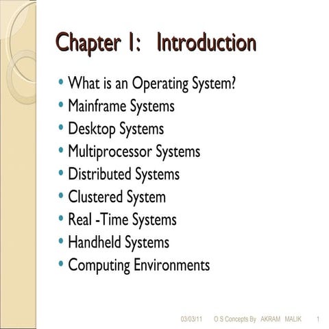 Concepts of o s  chapter 1