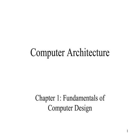 computer architecture. | PPT
