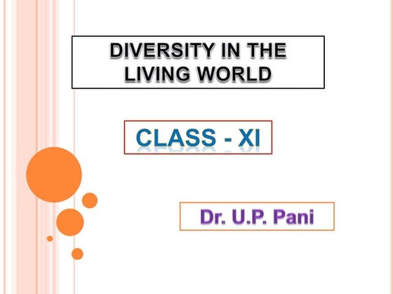 Class 11th - Biological classification | PPT