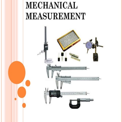 introduction to Mechanical Measurement and Metrology.