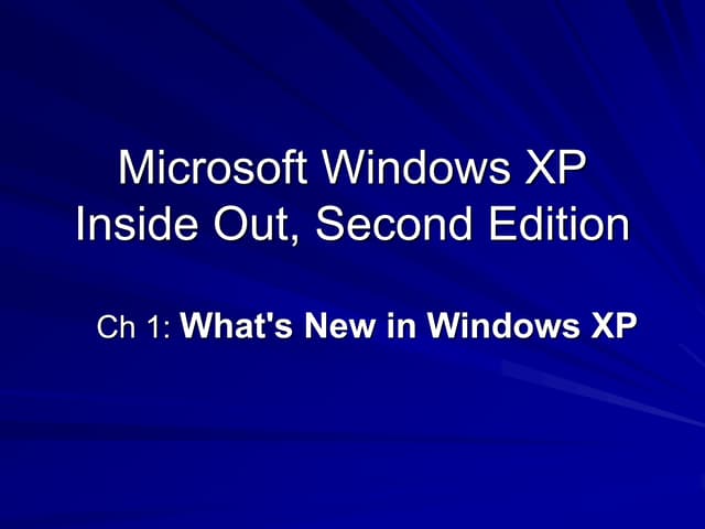 chapter2windowsxpinsideandoutofwinxp.ppt