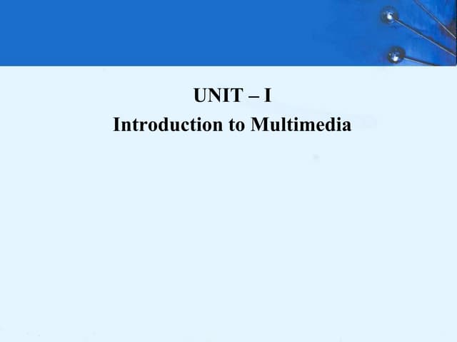 introduction to multimedia system course.ppt