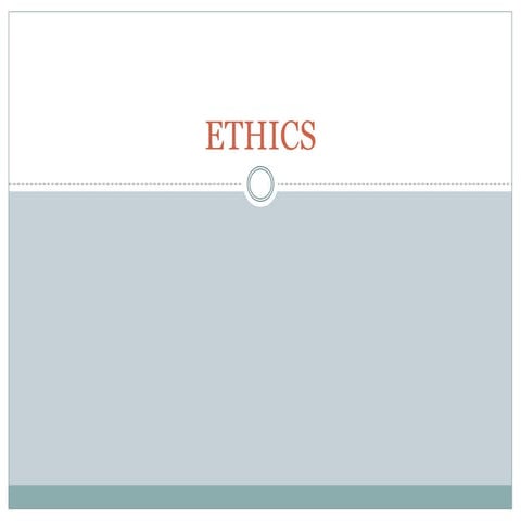 Slide Master of Business Administration on Ethics
