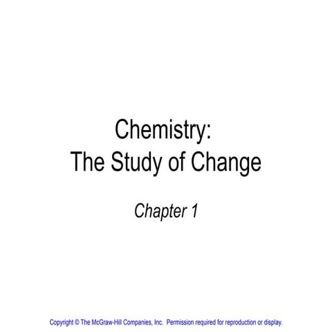 Basic of Chemistry Chapter 01-Introduction