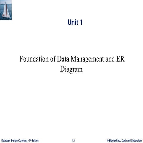 Unit 1 fundamental OF DBMS concept 12345 | PPTX