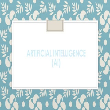 Chapter1 - Artificial Intelligence (AI).pptx