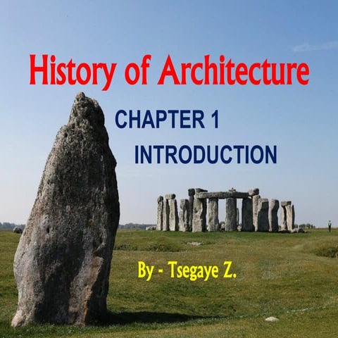 CH 1 - History of Architecture( Introduction ).pdf
