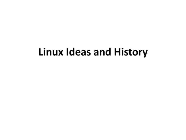 Ch 1. linux_history