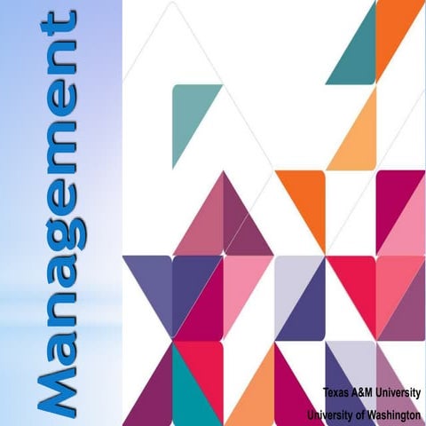 Principi del Management - Manager & Gestione