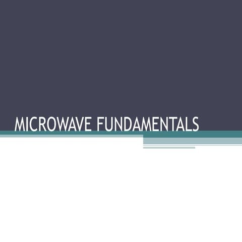 Ch 1  microwave fundamentals