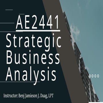 CH1 - The Purpose - STRATEGIC BUSINESS ANALYSIS.pptx