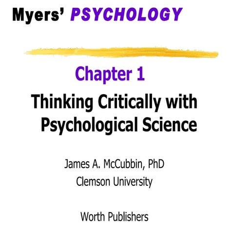 Ch1 thinking critically