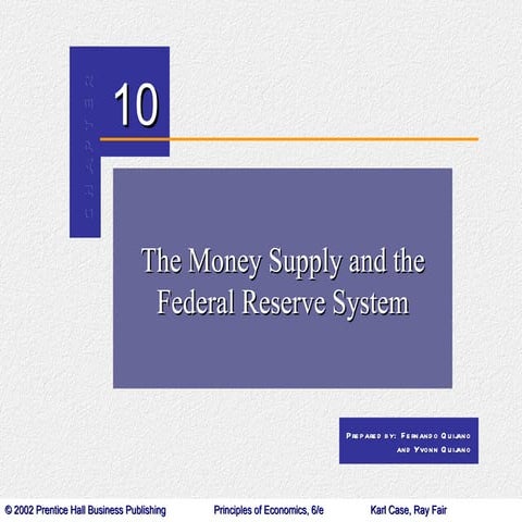 The Money Supply
