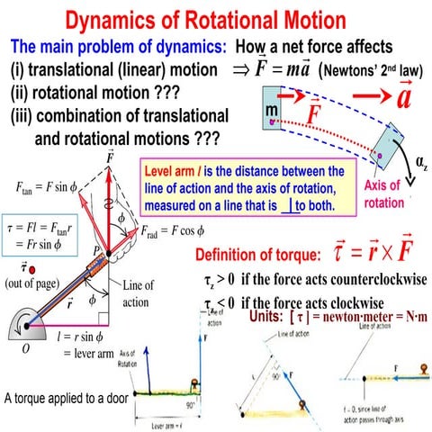 Understanding Physics in Daily Life: Translational and Rotational ...