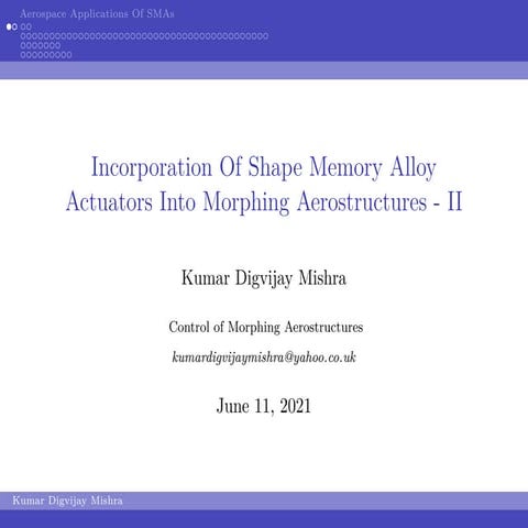 Shape memory alloys | PPTX
