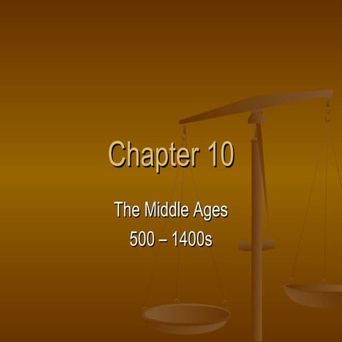 Ch 10 Medieval Europe