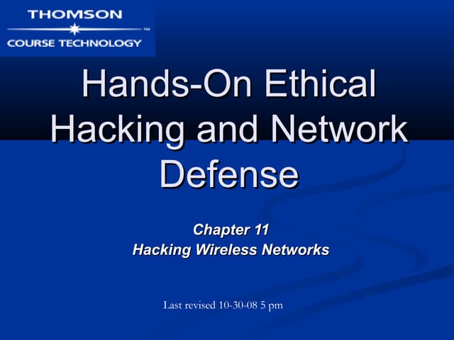Wireless Security Basics