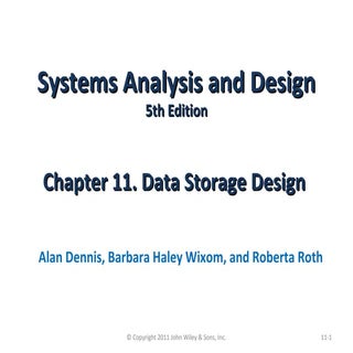 Ch11-Data Storage Design