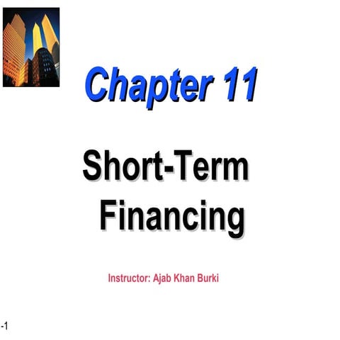 Financial Management Slides Ch 11