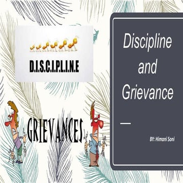 Discipline and Grievances