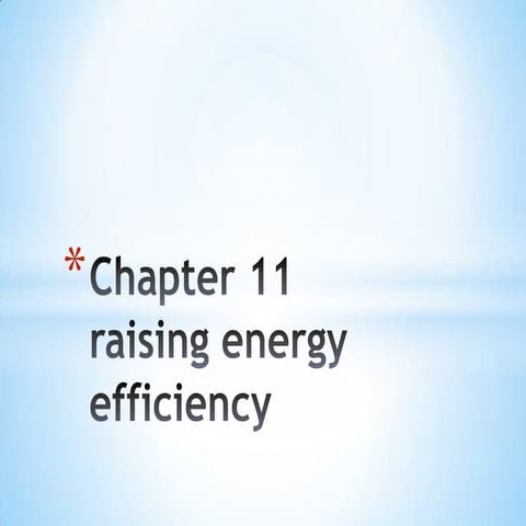 Ch 11 stopping new carbon plants thru energy efficiency