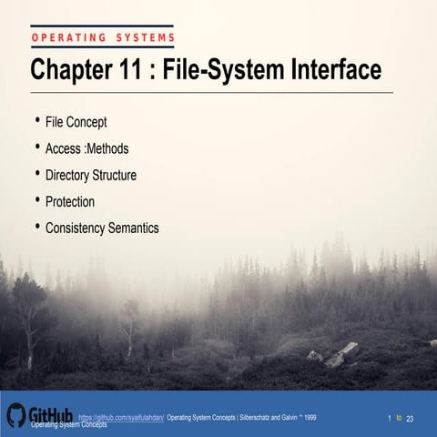 Ch11 file system interface | PDF