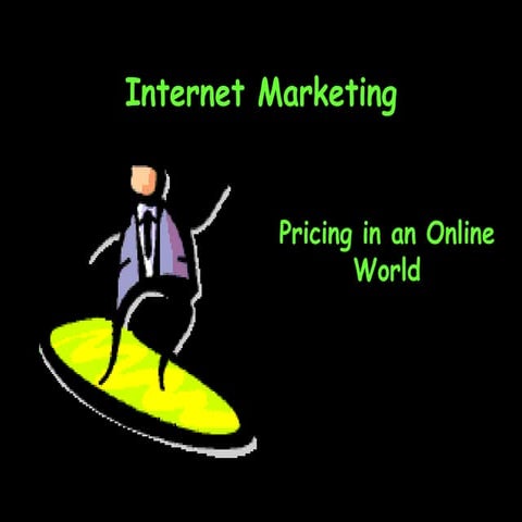 Ch11 Pricing In Online World