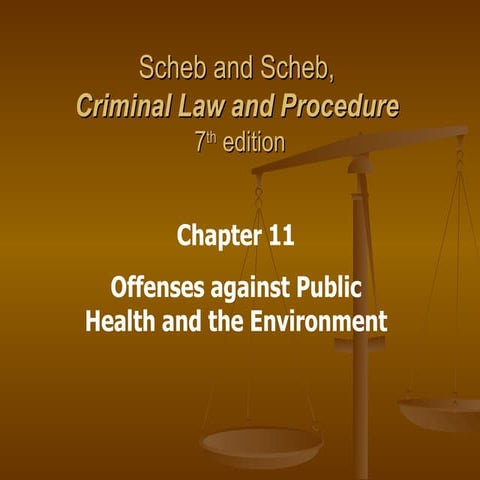 Ch 11 Public Health and Environment
