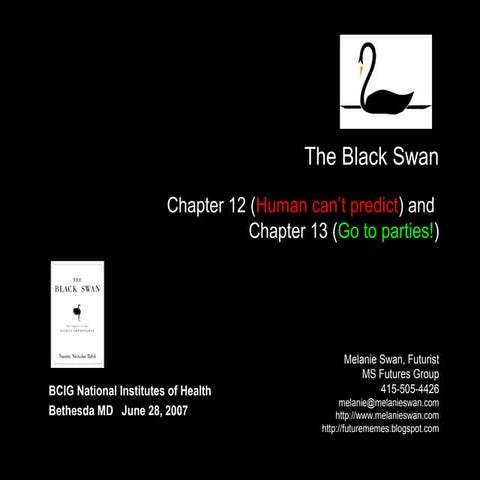 Nicholas Nassim Taleb's The Black Swan | PPT
