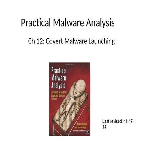 Advanced Techniques in Covert Malware Launching and Process Injection ...