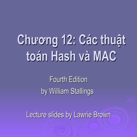 Ch12 | PPT
