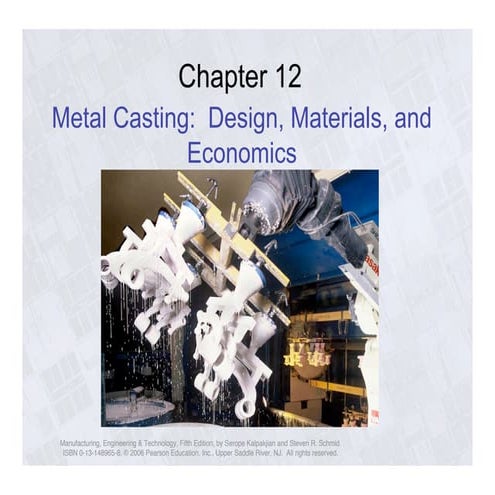 Ch12 casting design Erdi Karaçal Mechanical Engineer University of Gaziantep