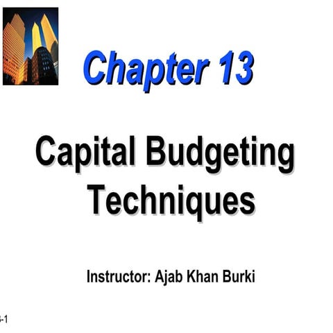Financial Management Slides Ch 13