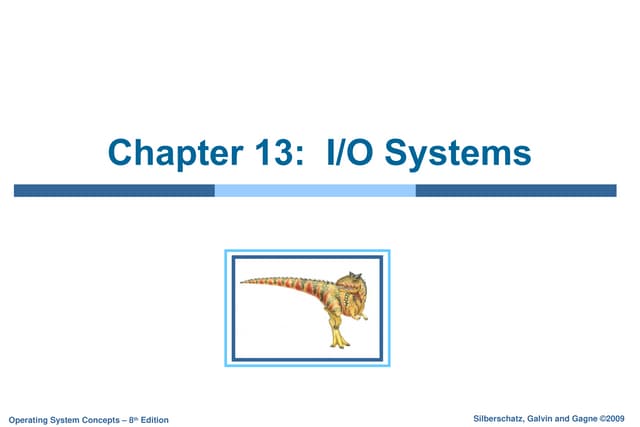 Chapter 13, operating systems, information technology