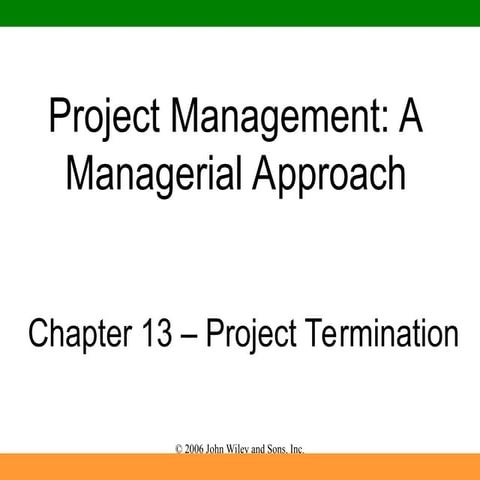 project management a managerial approach