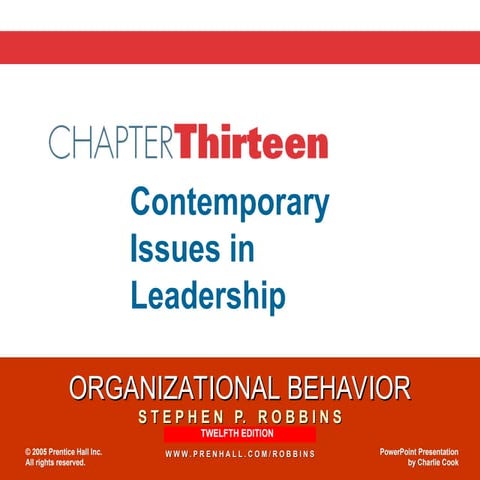 ch13 contemporary issues in leadership.ppt