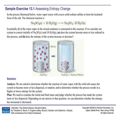 AP Chemistry Chapter 13 Sample Exercises