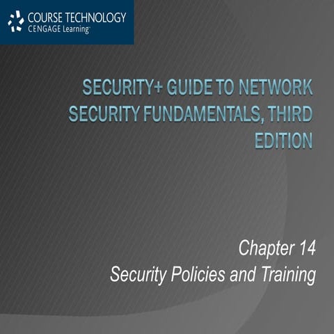 Ch14 Policies and Legislation