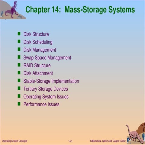 Chapter 12: Overview of Mass Storage Structure Mass-Storage Systems.ppt