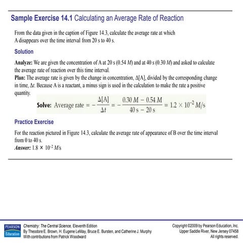 Ch14 sample exercise