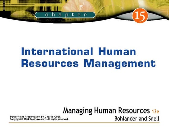HUMAN RESOURCE MANAGEMENT EXTERNAL AND INTERNAL ENVIRONMENT | PPT