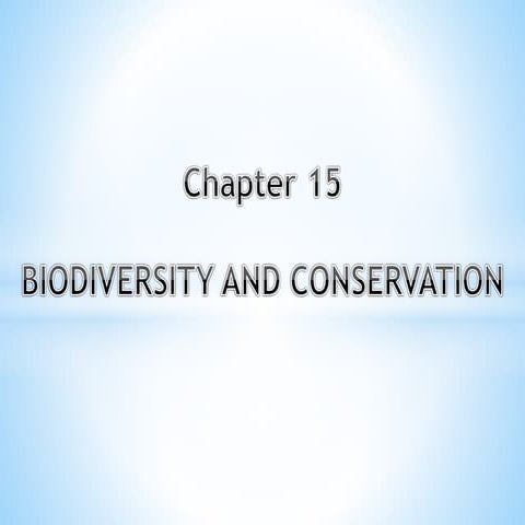 Ch 15 - Biodiversity and Conservation || Class 12 ||