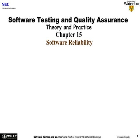 Software Reliability | PPTX