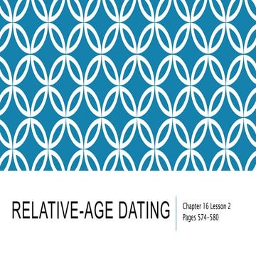 Chapter 16.2: Relative-Age Dating