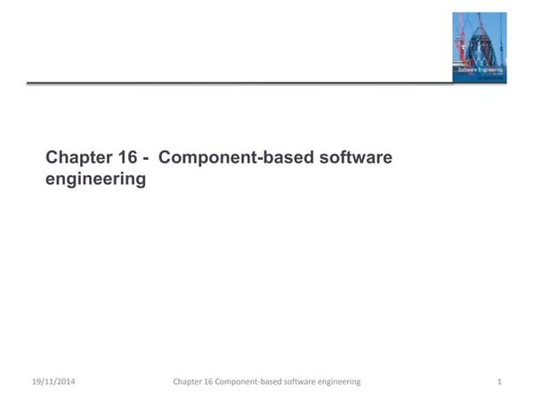 Presentation On Component Based Software Engineering Cbse Presentation On Component Based Software Engineering Cbse
